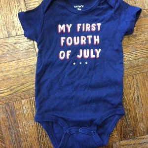 💙 First 4th of July ❤️ onesie 9m
